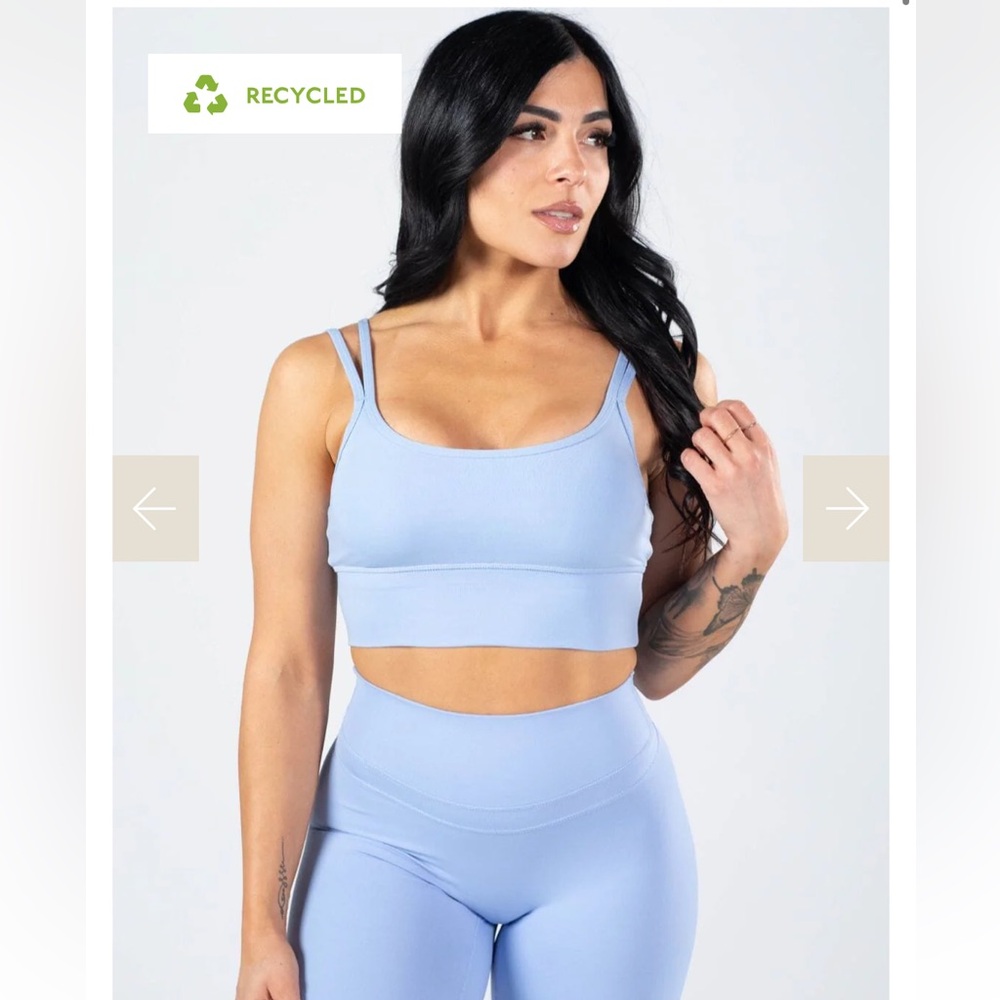 Paragon double strap bra reluna in crescent moon